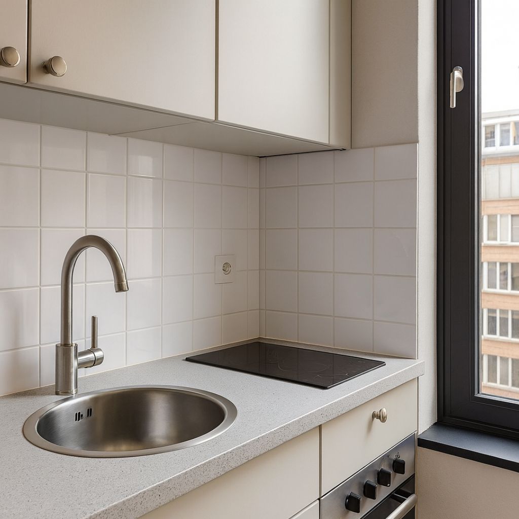 Spoelbak keuken Ronde 34cm – RVS – Inclusief Montagepakket